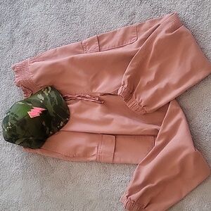 Old rose colored cargo pants L